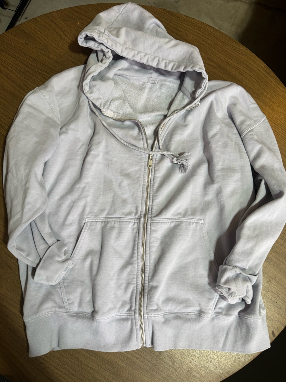 John Galt Zip Hoodie – One Size – Light Blue